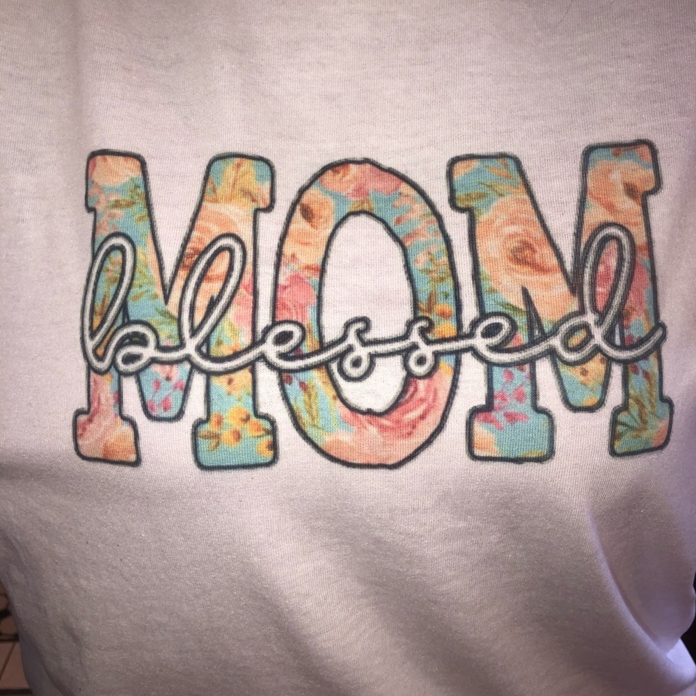 Blessed Mom sublimation Tee- Shirt